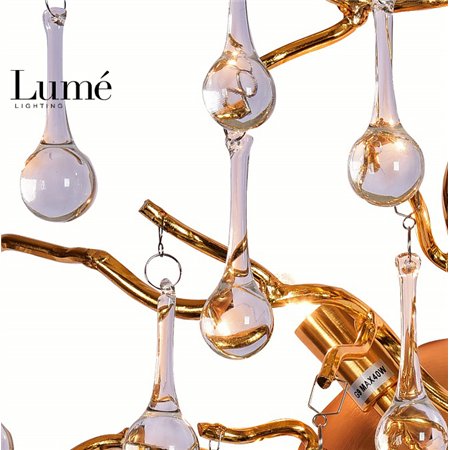 LUNA 168 ZIDNA LAMPA 2*G9 BRONZA