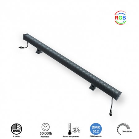 Led RGB washer reflektor - snage 72W