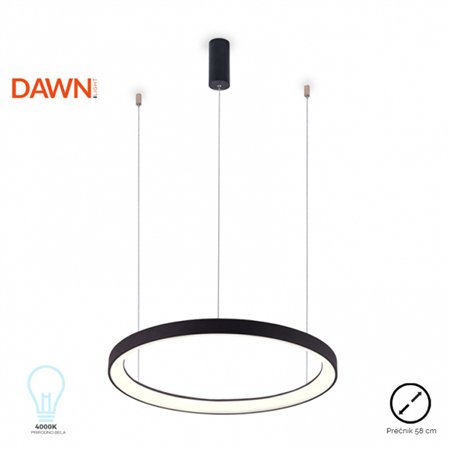 VESTA 356 VISILICA 48W 4000K CRNA