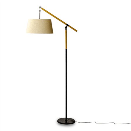 Elegantna podna lampa od drveta.