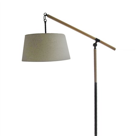Elegantna podna lampa od drveta.