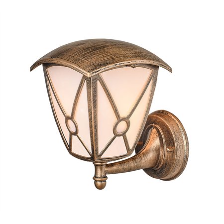 Fenjer rustičnog izgleda u boji starog zlata