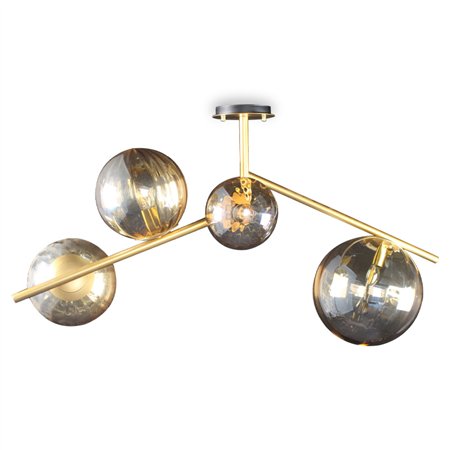 Luster modernog dizajna sa 4 sijalična mesta tip E14.