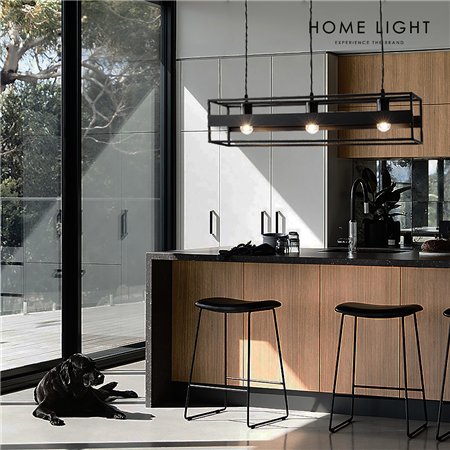 VESTA 419 VISILICA 3XE27 CRNA