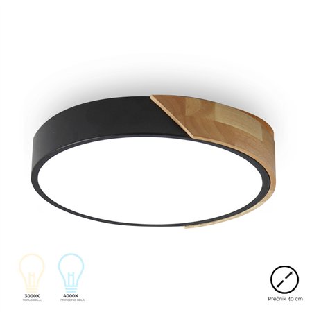 LED plafonjera sa dve nijanse bele boje