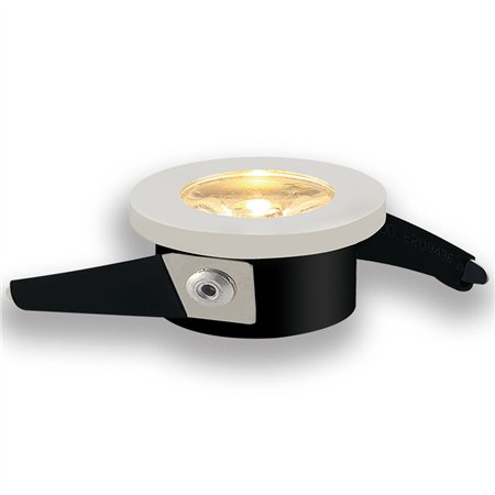 LED ROZETNA L0860-16 1W 3000K BELA