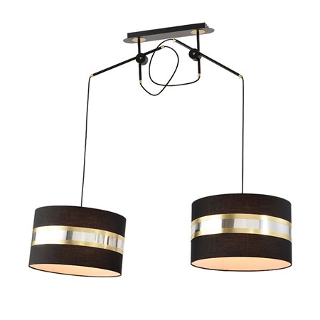 Luster sa dva viseća abažura.