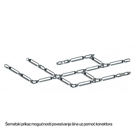 Trostepeni X konektor WSO-29B beli