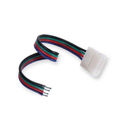 KONEKTOR ZA RGB TRAKU 10MM IP20 SA KABLIĆEM