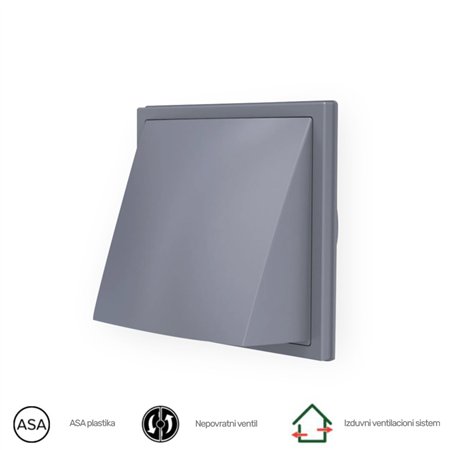 žaluzina predviđena za spoljnu montažu na zid