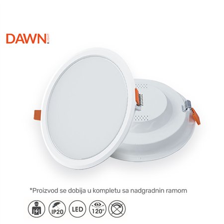 DAWN led panel u kompletu sa ramom.