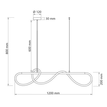 VESTA 386 LUSTER 60W 3000K MESING