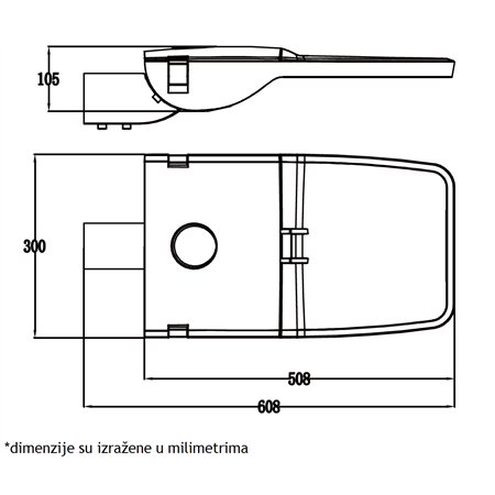 LED ULIČNA SVETILJKA FYT-T68-150W 4000K IP65