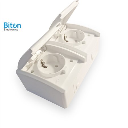 ŠUKO DUPLA DVOPOLNA PRIKLJUČNICA  OG IP44 502