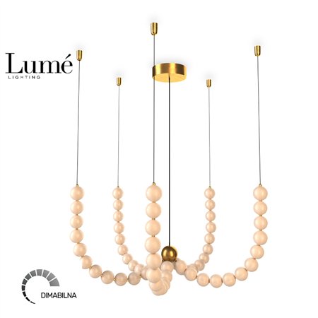 BELORE 10 LUSTER LED DIM 130W 3000K ZLATO