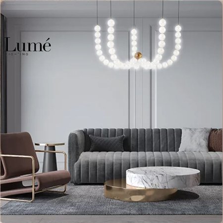 BELORE 10 LUSTER LED DIM 130W 3000K ZLATO