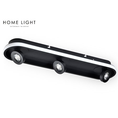 LED plafonjera sa 3 rotirajuća spot reflektora.