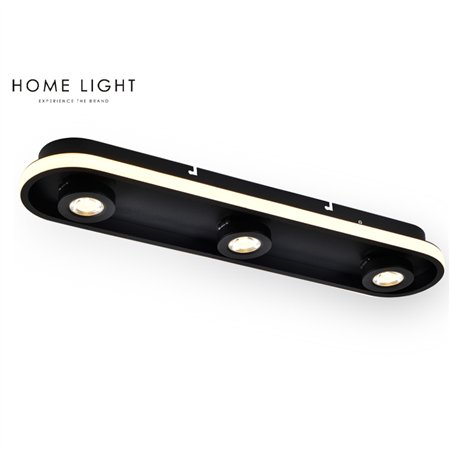 LED plafonjera sa 3 rotirajuća spot reflektora.