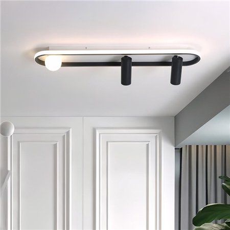 VESTA 479 PLAFONSKA SVETILJKA 18W+2*5W+3W 3000K CRNA