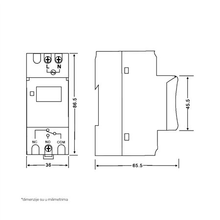 TAJMER ŠINSKI DIGITALNI TS-GE2 (ATHC20A)