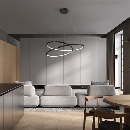 VESTA 495 LUSTER 55W 3000K CRNA