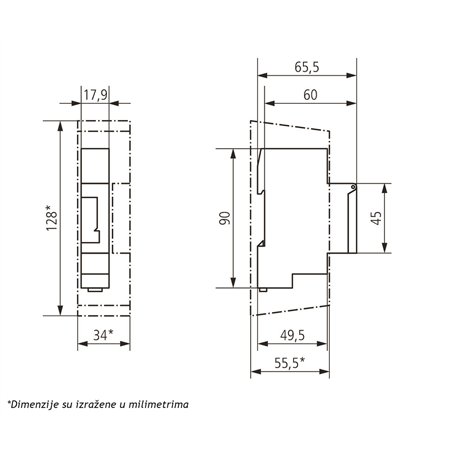 jednostavan za instalaciju i korišćenje. Rezervna snaga: 100h