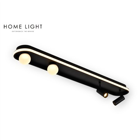 VESTA 480 PLAFONSKA SVETILJKA 34W+2*5W+2*3W 3000K CRNA