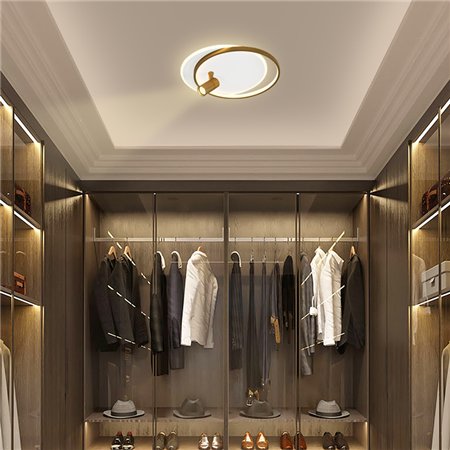 VESTA 482 PLAFONSKA SVETILJKA 36W+5W 3000K CRNA