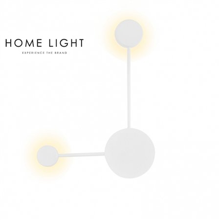 snage 8W izrađena od aluminijuma u beloj boji.