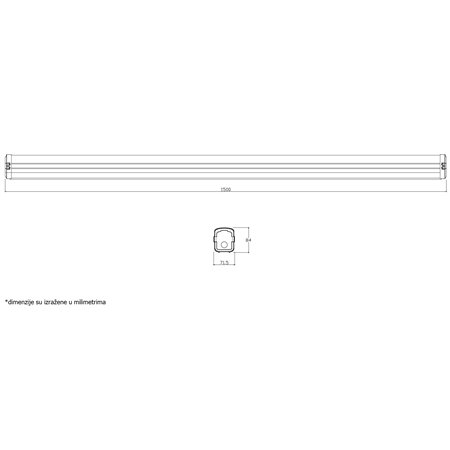 VODODIHT LED 158A PRO 50W 4000K 6500lm 110°
