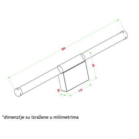 Zidna lampa ekskluzivnog dizajna i izgleda