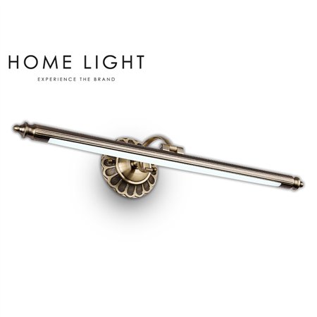 Zidna LED stilizovana linijska lampa u boji bronze.