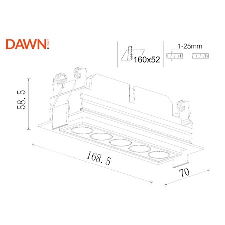 Ugradna LED svetiljka