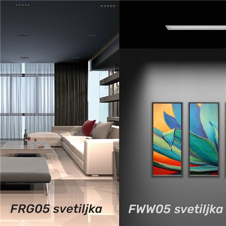 LED SVETILJKA FWW05 13W 3000K BELA