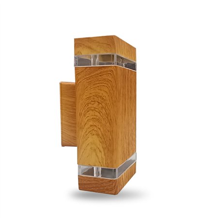 Zidna lampa u boji drveta