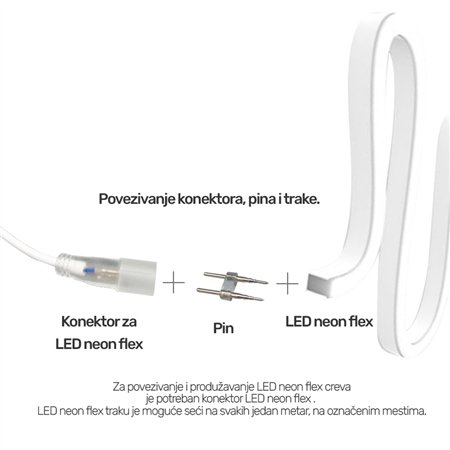 LED NEON FLEX 360° KONEKTOR