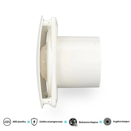 Ventilator za kućnu upotrebu sa ugrađenim nepovratnim ventilom