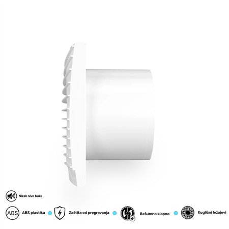 Ventilator za kućnu upotrebu sa nepovratnim ventilom