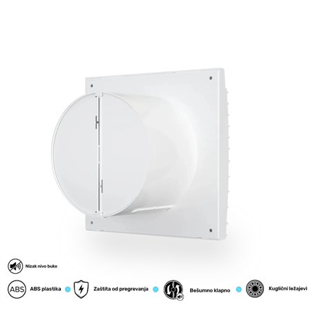 Ventilator za kućnu upotrebu sa nepovratnim ventilom