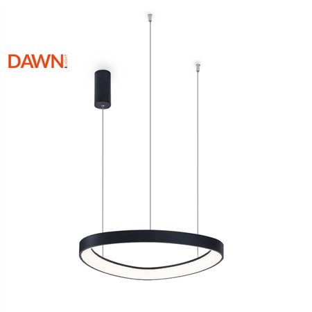 VESTA 521 VISILICA 48W 3000K CRNA (Ø 650 mm)