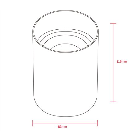 SVETILJKA JM-034 PLAFONSKA 1*GU10 IP20 CRNA