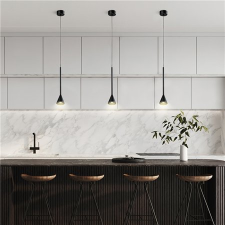 ARIA 21 VISILICA LED 6W 3000K CRNA