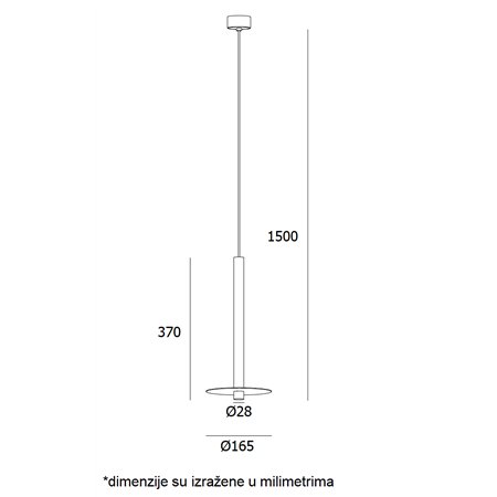 ARIA 22 VISILICA LED 6W 3000K MESING