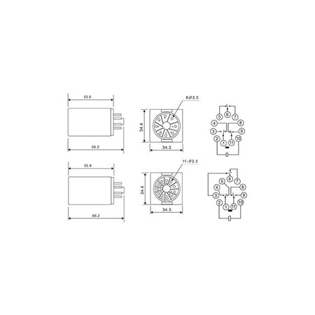 RELEJ PR-59 24V 3P DC