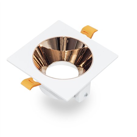 Rozetna bele boje sa senilom u boji zlata