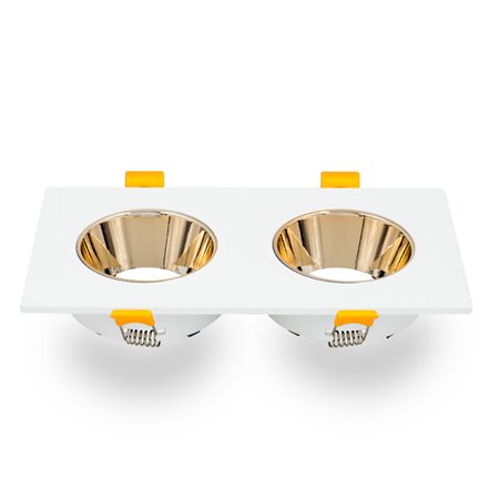 Rozetna bele boje sa senilom u boji zlata