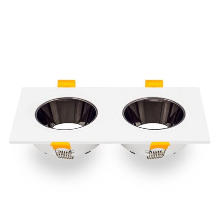 Rozetna bele boje sa senilom u crnoj boji