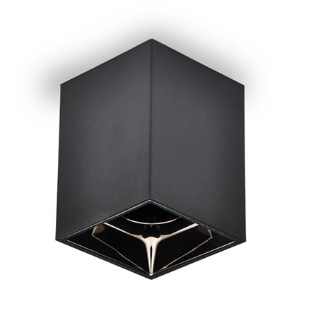 Nadgradna plafonska spot lampa kvadratnog.