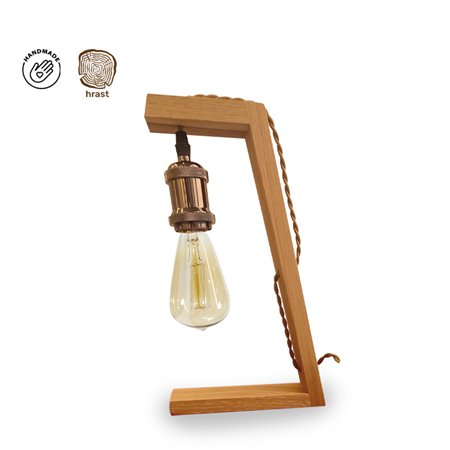 RUSTIK 148 STONA LAMPA 1XE27 HRAST