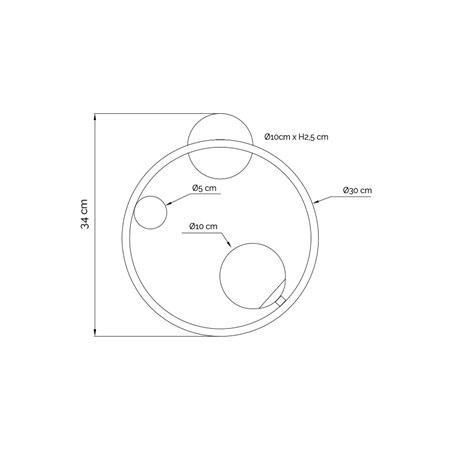 sa jednom kuglom Ø100mm
